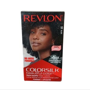 REVLON Permanent 10 Black Amonia Free with Keratin